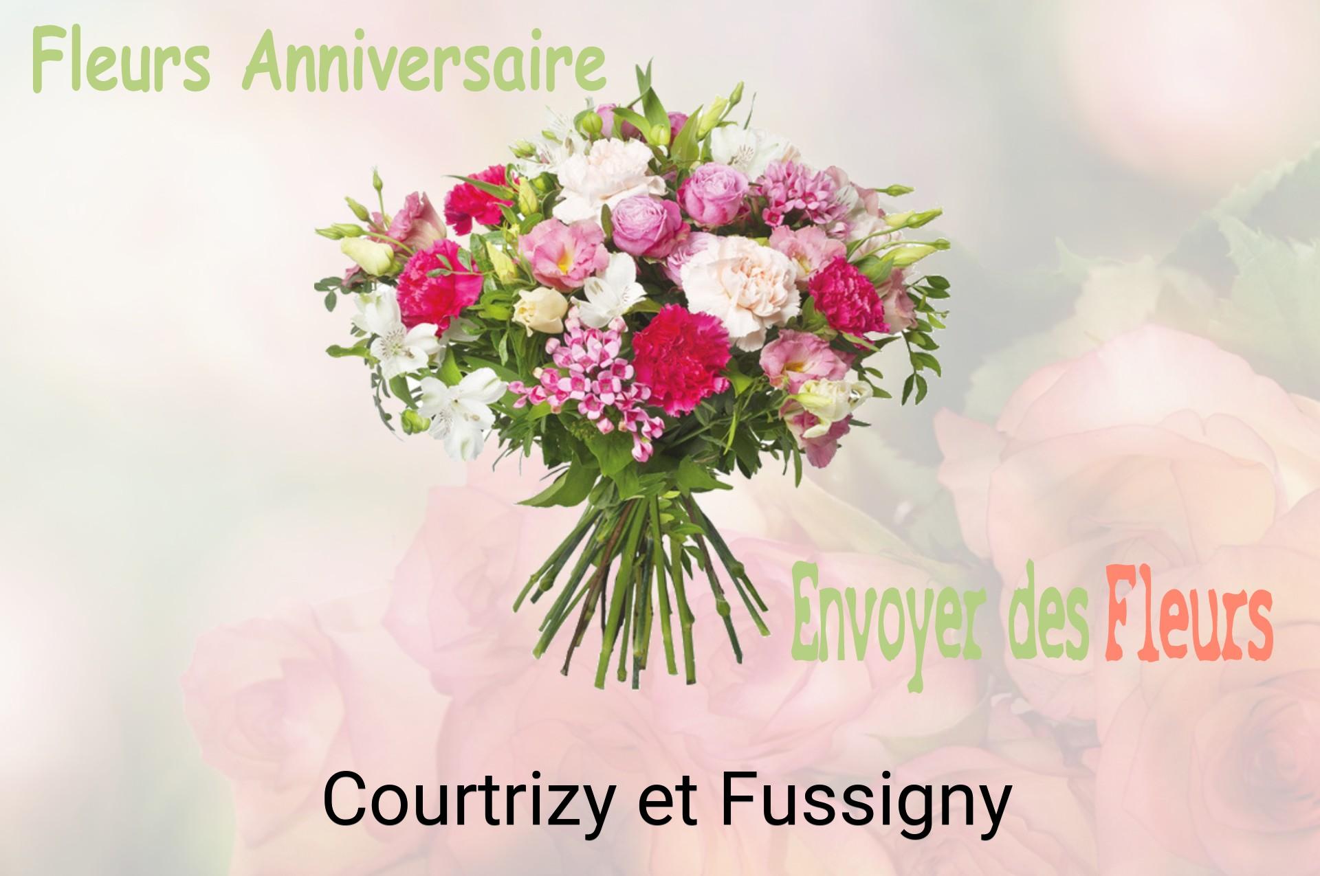Bouquet de fleurs d’anniversaire livré à Courtrizy-et-Fussigny