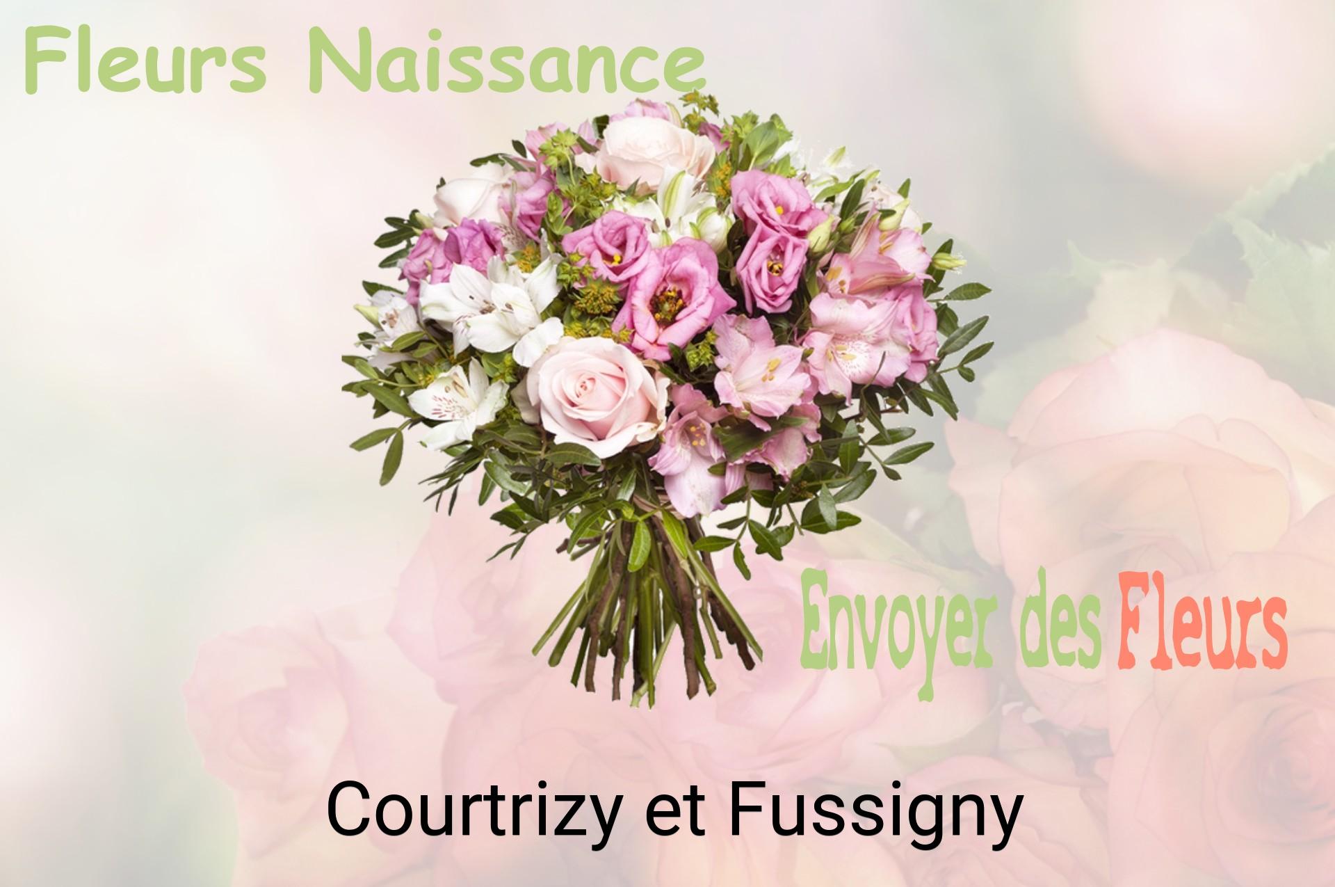 Bouquet de fleurs de naissance livré à Courtrizy-et-Fussigny